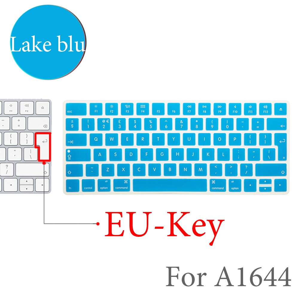 Für Apple Bluetooth Wireless keybord MLA22LL/ A1644 IMAC Magie Tastatur abdeckung Protector Silikon Abdeckung UNS/EU Version: EU-Key-C