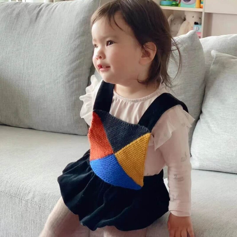 En Stock automne enfant en bas âge fille pull vêtements d'hiver évider doux tricoté pull noël bébé vêtements haut chandails