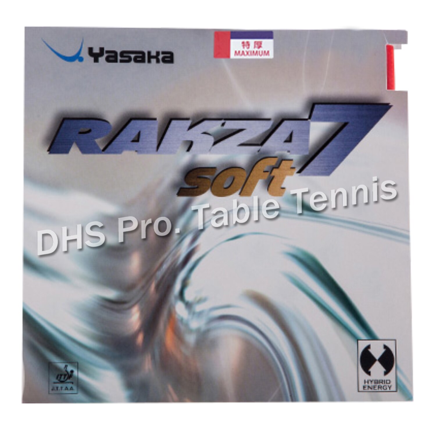 Yasaka Original RAKZA 7 SOFT RK7 Pimples In Table Tennis Rubber RAKZA7 SOFT Pips-In Ping Pong Sponge Tenis De Mesa