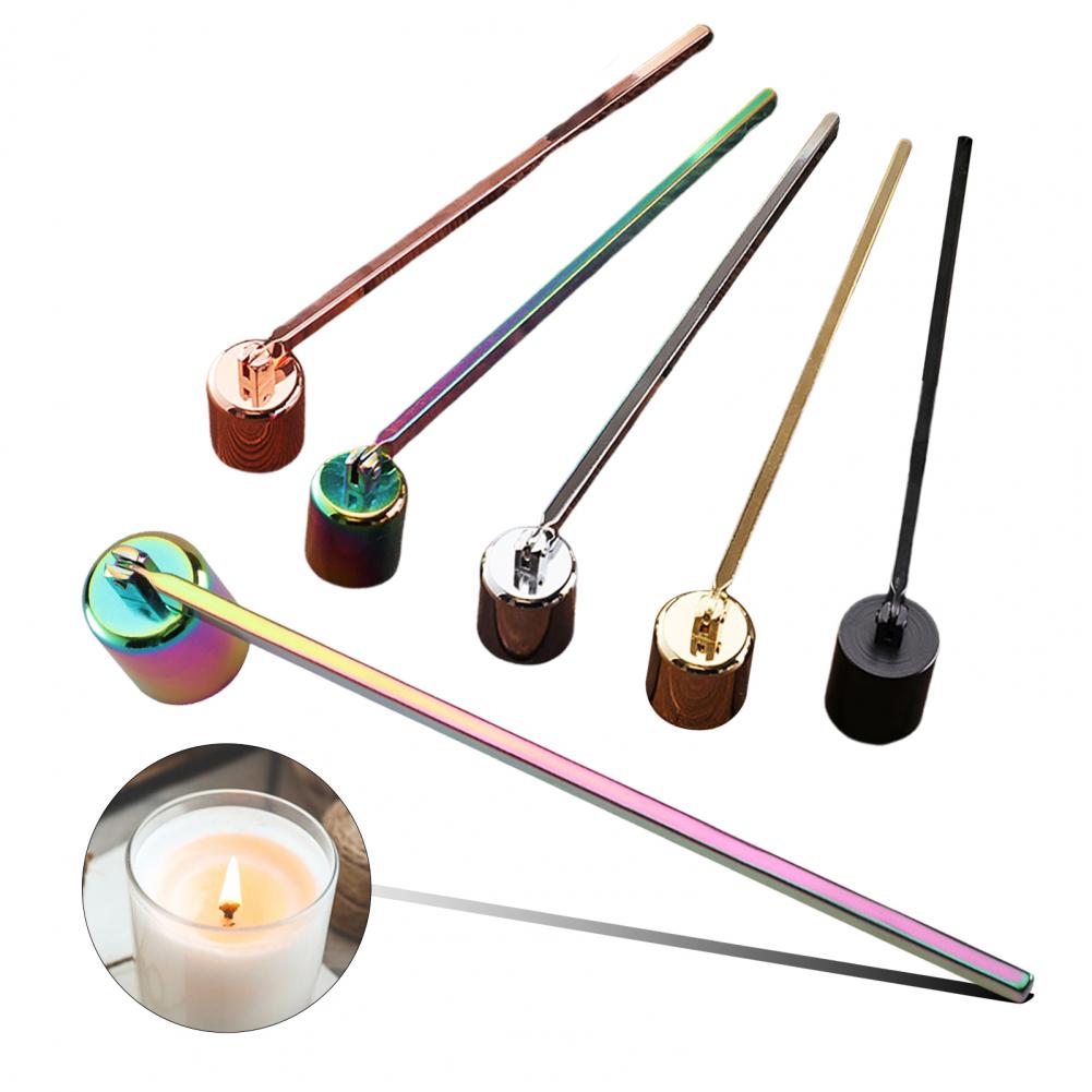 Kerzenlöscher aus Edelstahl, Dochte, Abdeckung, zum Herausziehen von Kerzen, Flammenkerzen, Dämpfer, einfaches Aromatherapie-Werkzeug für Zuhause