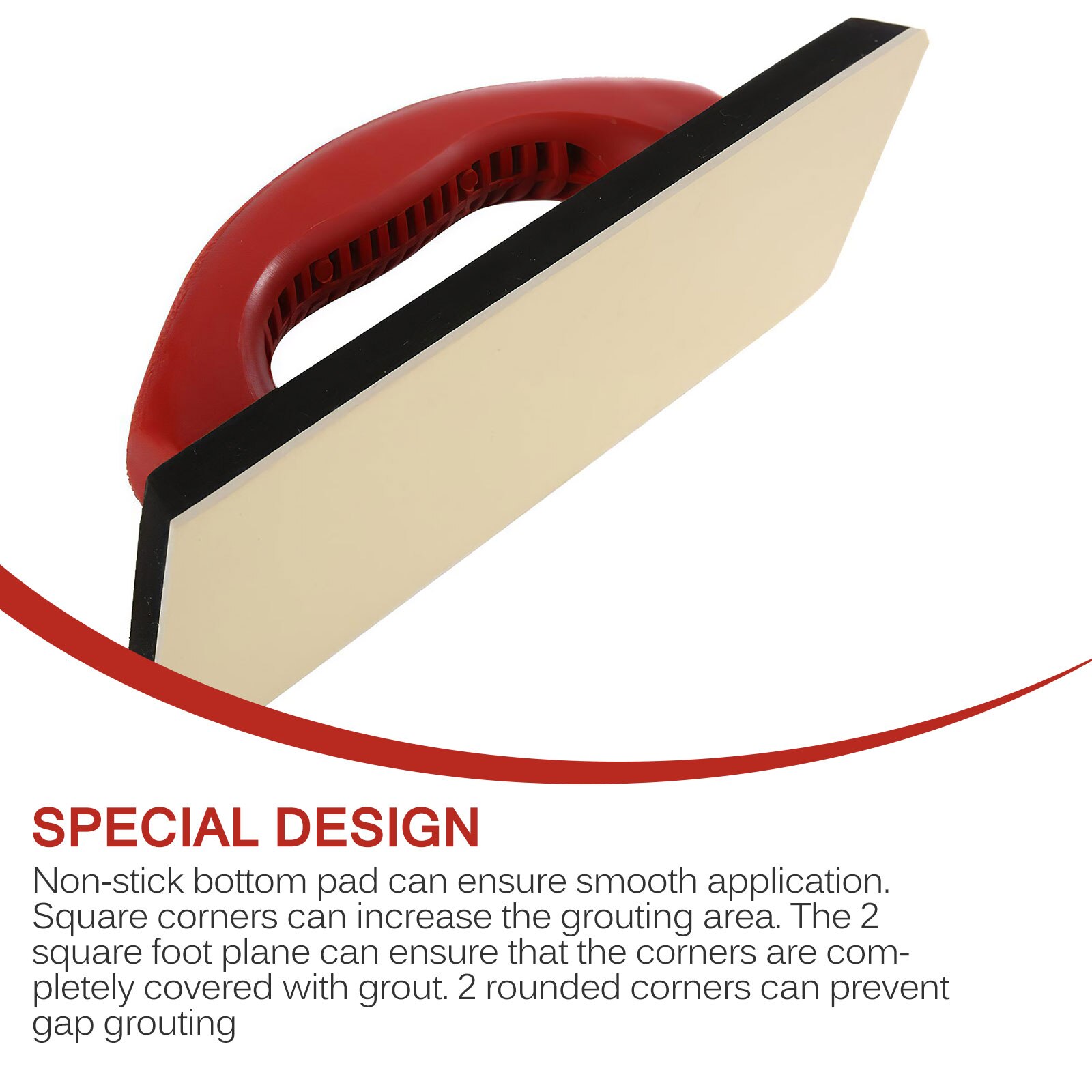 Rubber Cement Troffel Energiebesparing Cement Spatel Ergonomische Cement Bricklaying Troffel Industrie Hoge Hardheid Comfortabele Grip