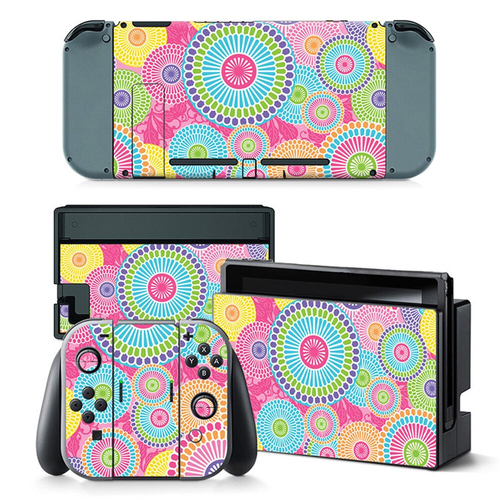 stickers Vinyl Decal Skin Sticker For Nintend Switch NS NX Console & Joy-con Game Accessories: TN-switch-0147