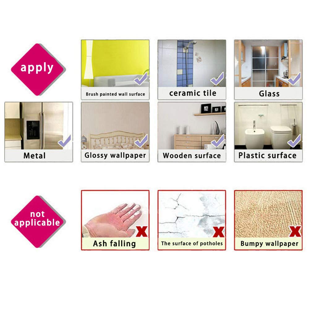 Autocollants muraux 3D ajouré papillon | 12 pièces, accessoires de décoration de maison, miroir décoratif argenté de stéréo