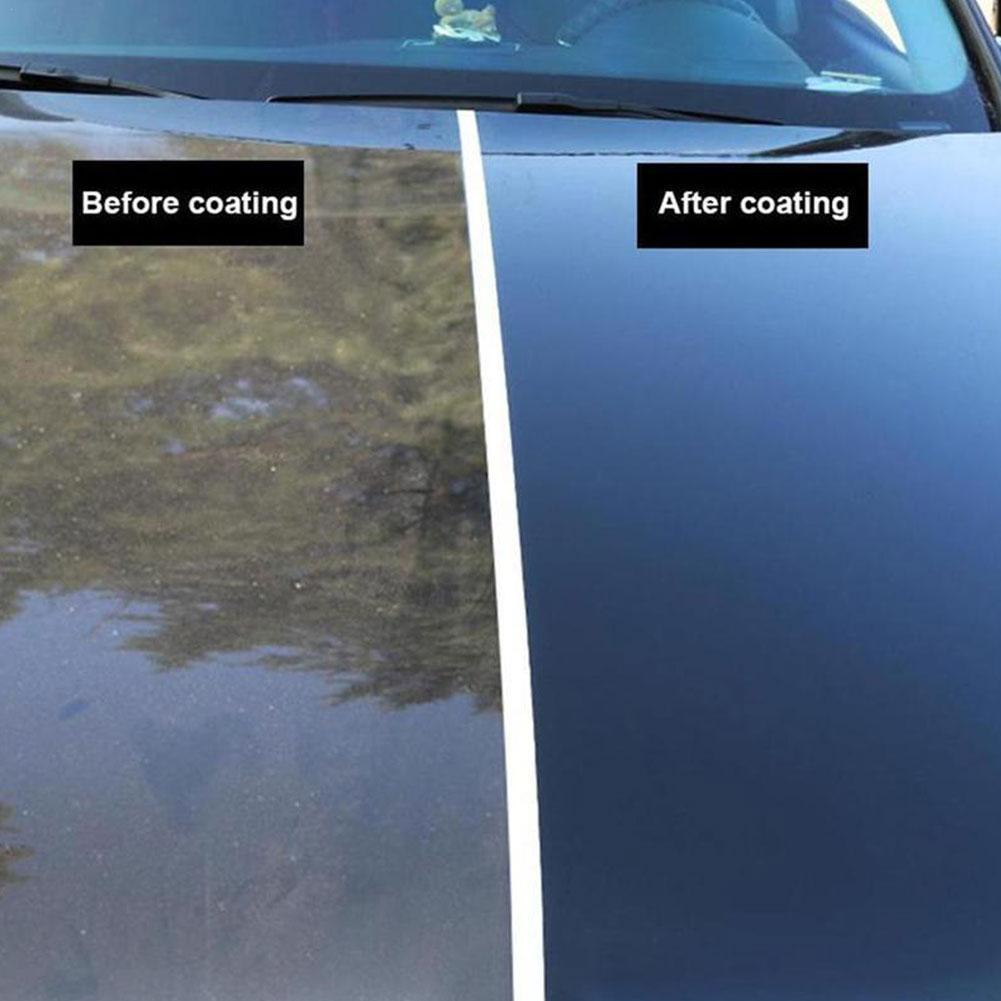Car Wax Crystal Plating Set Hard Glossy Carnauba Wax Paint Repair And Sponge Tiny With Maintenance Scratch Coating Towel Ca X7V0