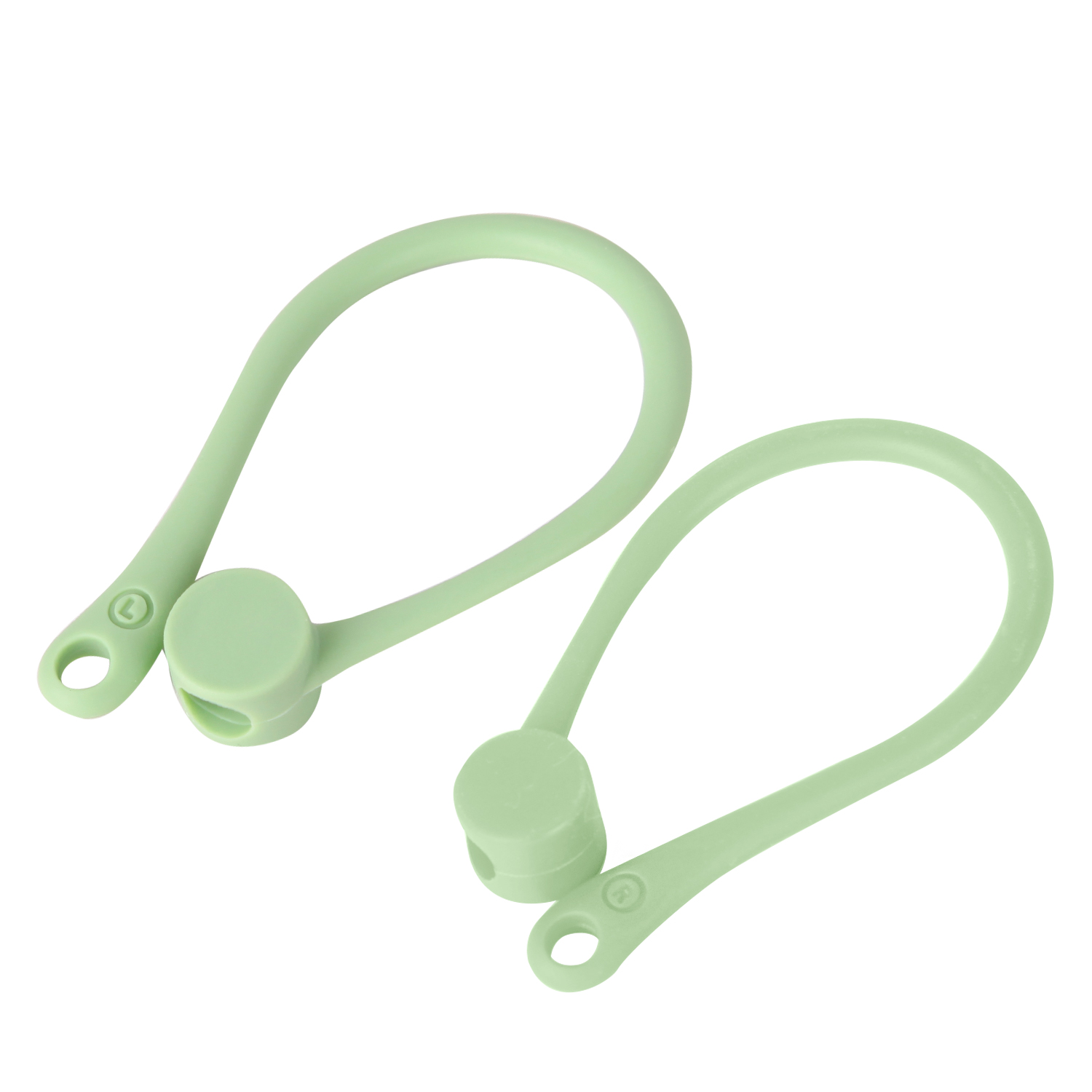 Anti-lost Silicone Ear Hook for Apple Airpods 1 2 Bluetooth Headset Ear Tips Hook Adapter for Sport Business Earbuds Accessorie: S / CORAL