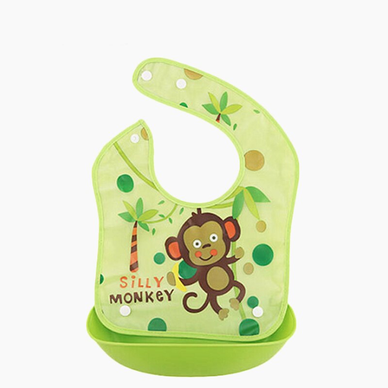 1Pc Leuke Baby Sjaal Pasgeboren Baby Slabbetjes Waterdichte Baby Schorten Bib Baby Speeksel Handdoeken Leuke Baby Cartoon Bib Plastic eva Bib: C