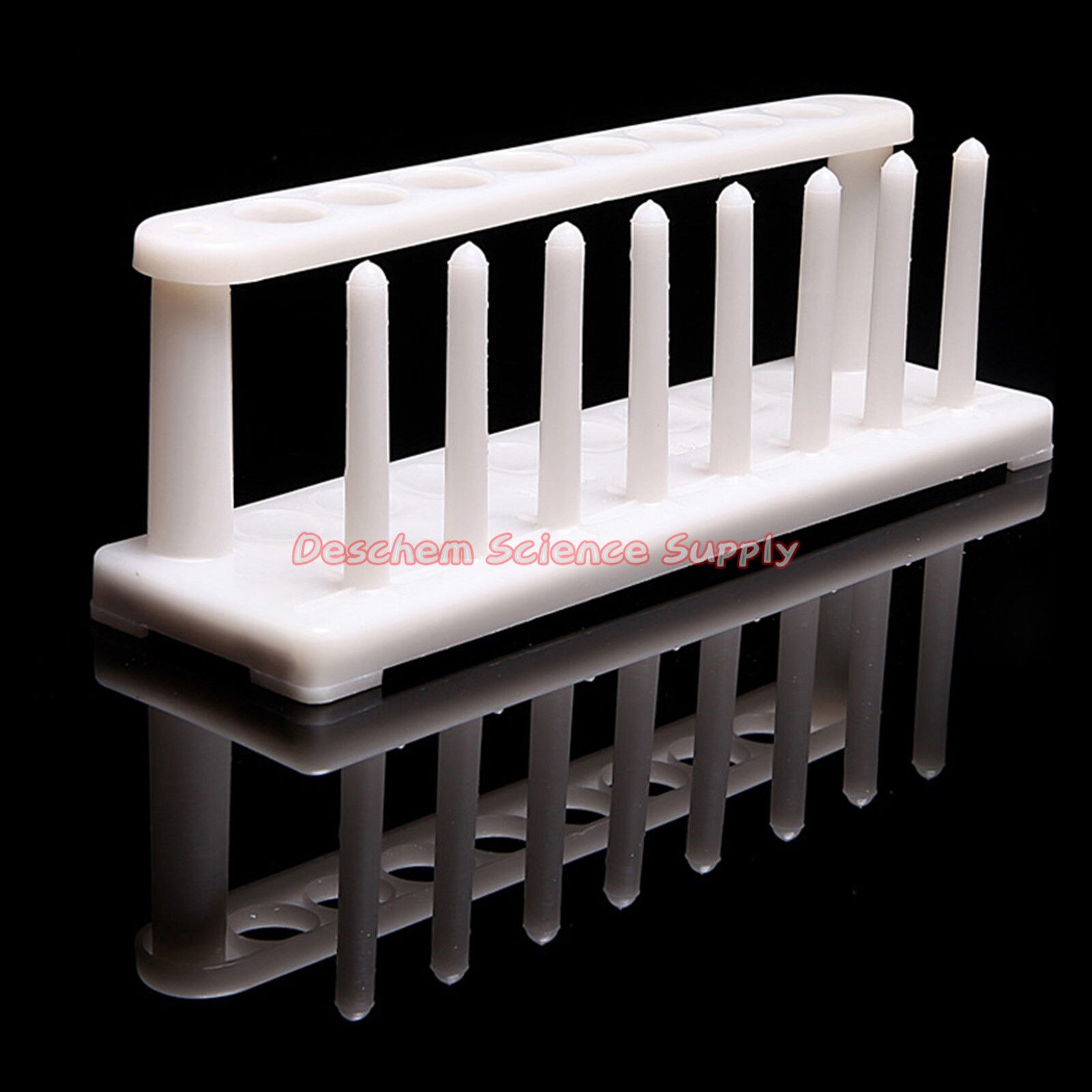8-Hole,20mm&18mm,Lab Plastic Test Tube Rack Holder,Support Burette Stand