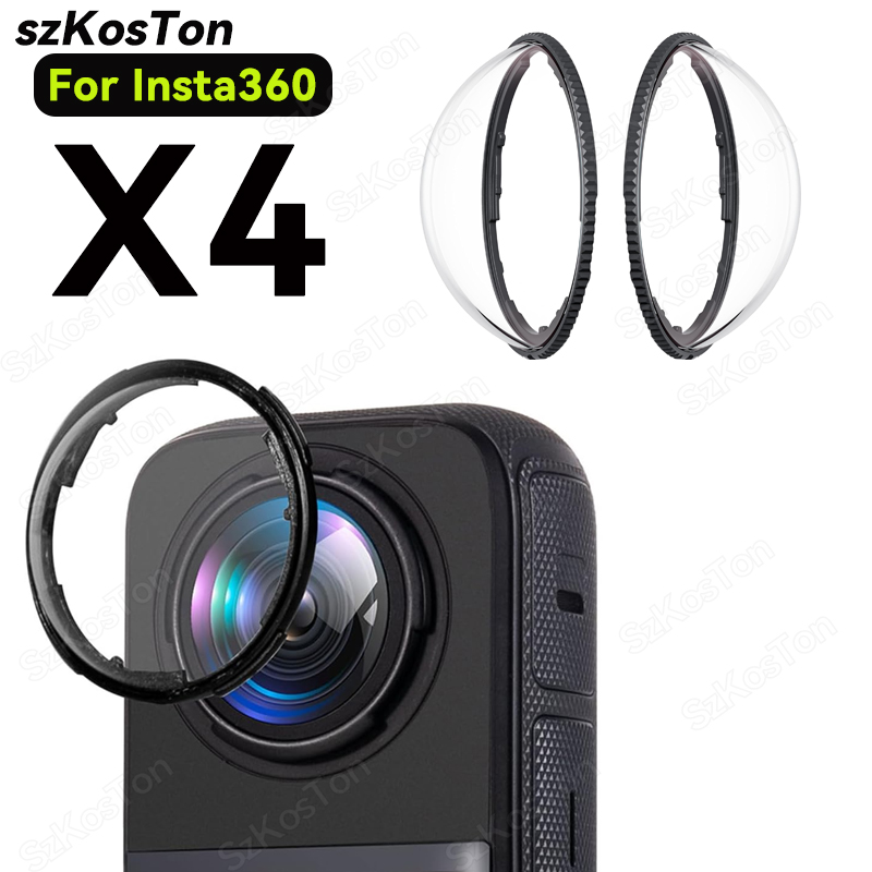 Protectores de lente para cámara deportiva Insta360 X4, cubierta protectora giratoria, accesorios para Insta 360 X4, Protector de lente antiarañazos