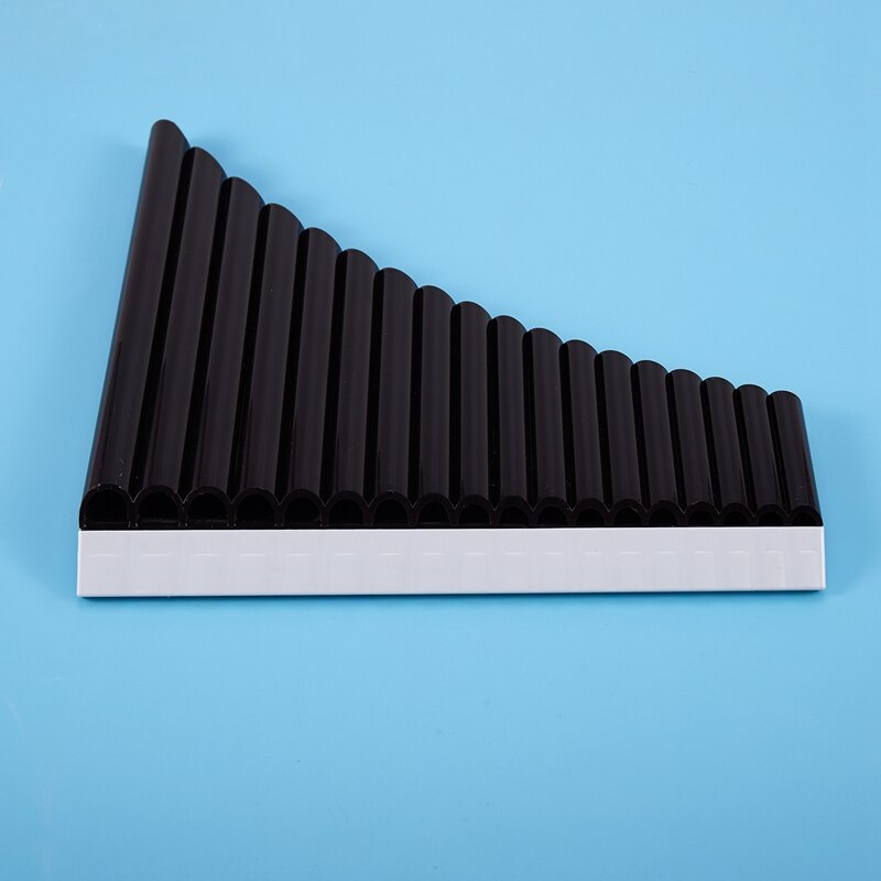 18 Pipes Resin Pan Flute Musical Woodwind Instrument for Beginner Easy Learning