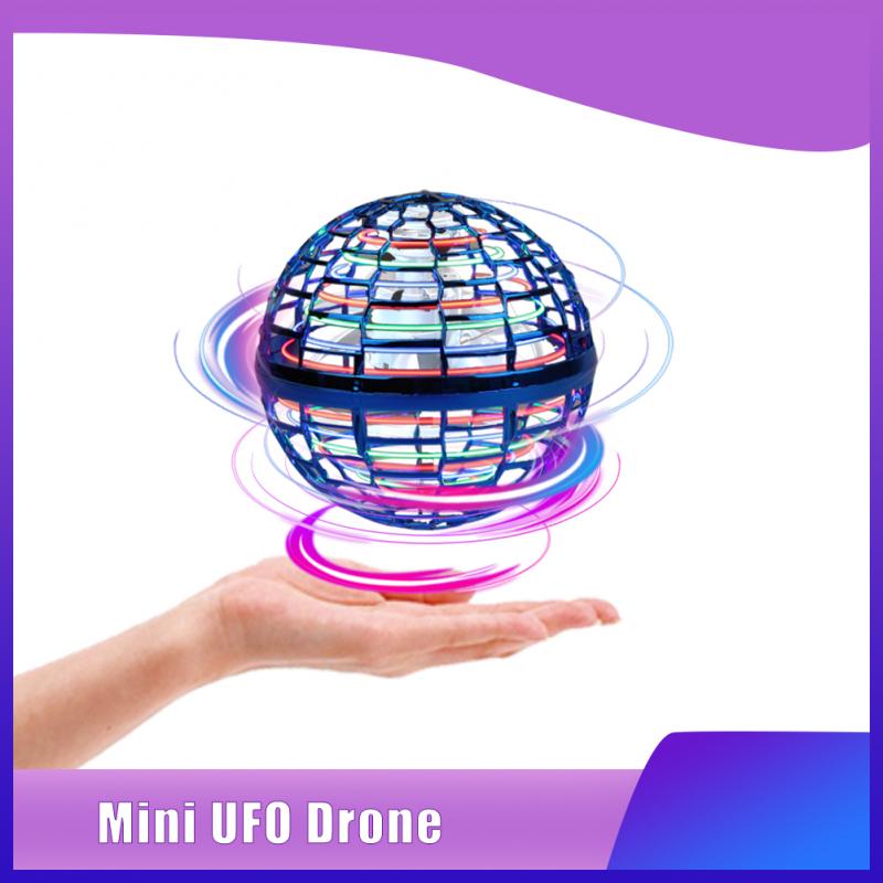 Boomerang-Spinner con trucos sin fin, juguete volador con luz Rgb, OVNI, Drones operados a mano, de Navidad, juguete para niños y adultos