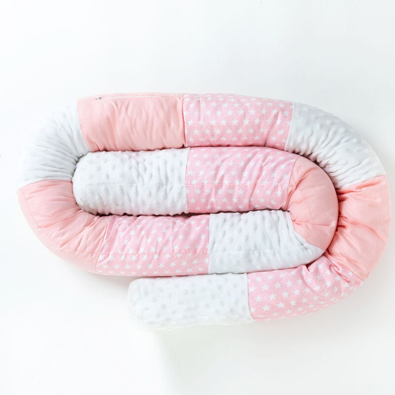 Baby Bed Kussen Baby Crib Bumpers Baby Veiligheid Bescherming Rond Kussens Room Decor Katoen YZL009