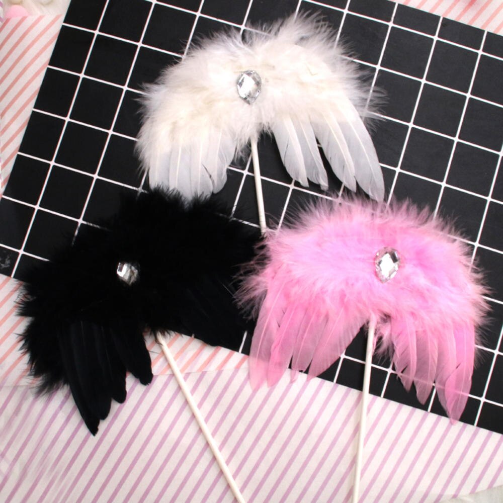 Beautiful Feather Cake Decoration For Birthday Party Lovely Insert Party Decor