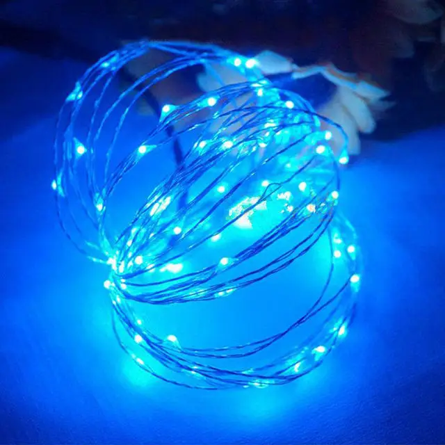 10/20/30M USB LED String Lights Copper Silver Wire Garland Light Waterproof Fairy Lights For Christmas Wedding Party Decoration