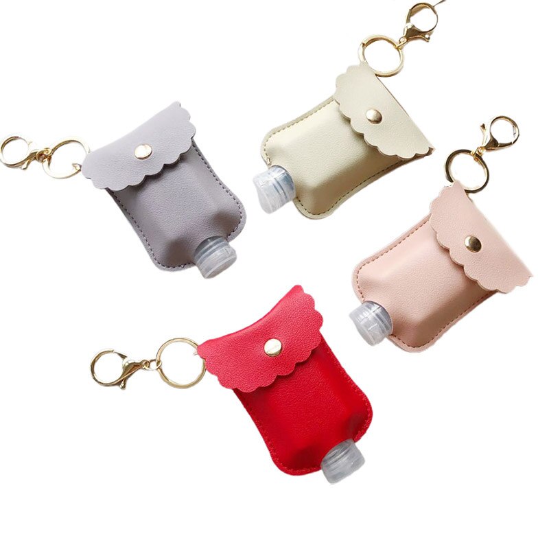 Bouteille de voyage et porte-clés bouteilles vides rechargeables pour désinfectant pour les mains