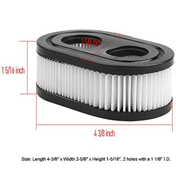 Tbest Luftfilter Für Briggs Stratton – Ersatz Für 697153, 698083, 14-18 PS