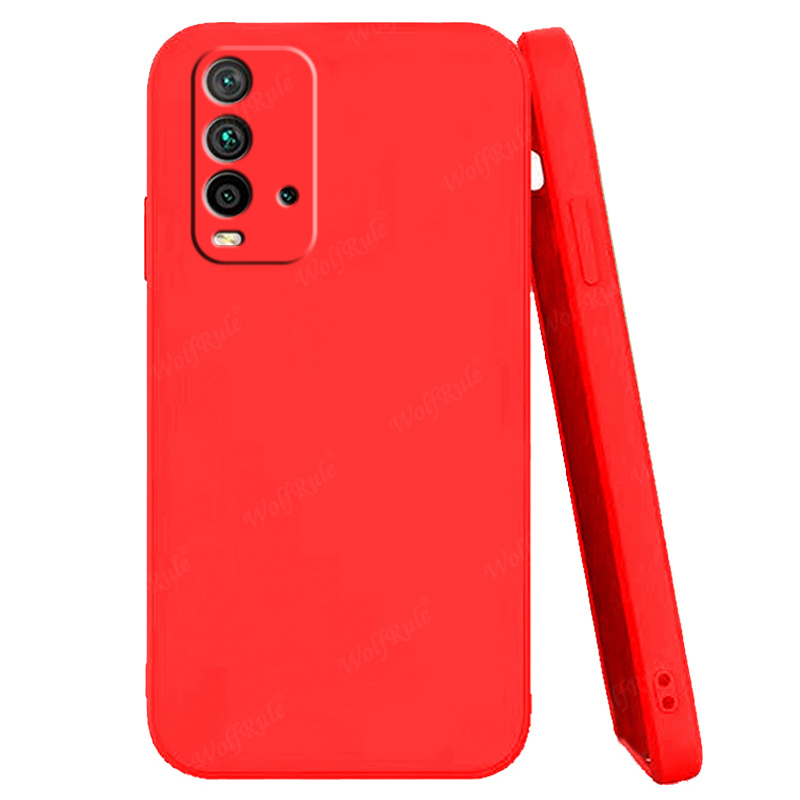 For Cover Xiaomi Redmi 9T Case Redmi 9T Capas Liquid Silicone Shockproof Phone Back Bumper TPU Soft Case Redmi 9T Fundas 6.53"