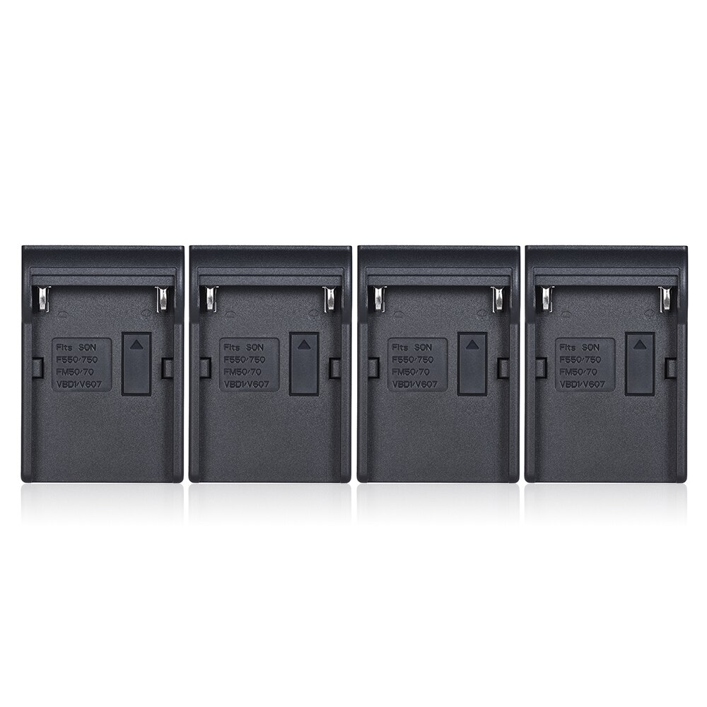 Andoer NP-F970 4-channel digital camera carregador de bateria com display lcd para sony NP-F550 f750 f950 NP-FM50 fm500h qm71
