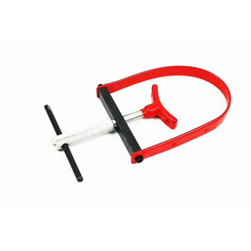 Soporte para volante de motocicleta, herramienta de sujeción de polea de embrague, dispositivo de bloqueo Universal, fijador de piñón, herramienta de garaje, mantenimiento del motor: Default Title