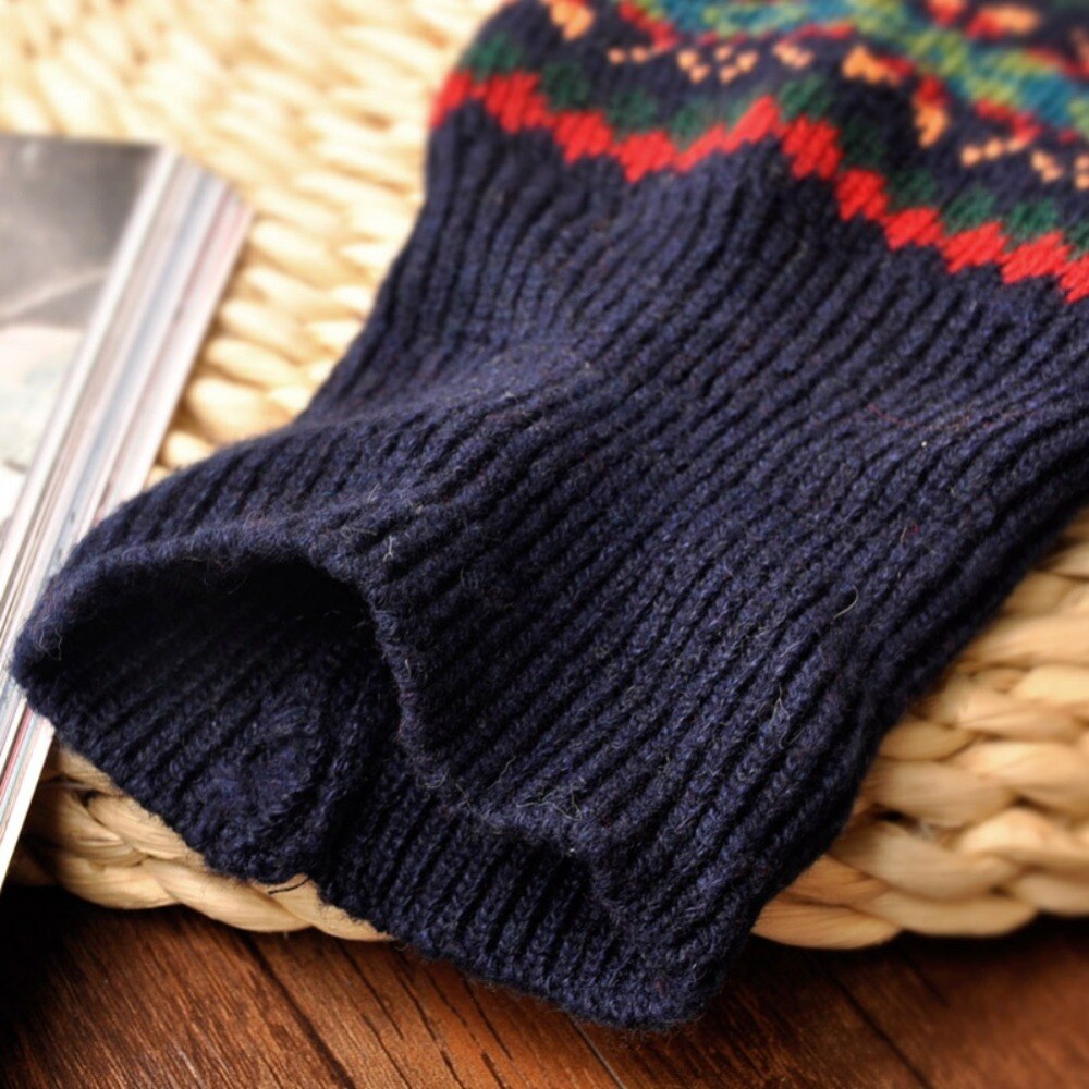 2022 Winter Over Knie Lange Knit Cover Haak Vrouwen Beenwarmers Legging Warme Gestreepte Kerst Pierna Mujer Dij Beenwarmers
