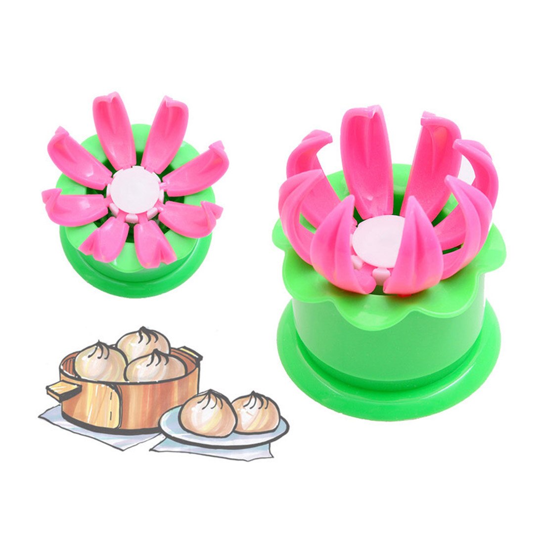 1 Stuks Pastei Stoom Broodje Knoedel Maker Mold Mould Diy Tool Gestoomde Broodjes Gestoomde Gevuld Broodje Maken mold