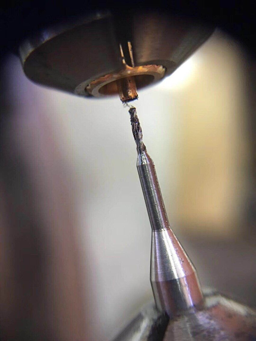 Japanese imported tungsten steel drill bit blade 3mm lathe bench drill special drill head Take off the Watch the pole