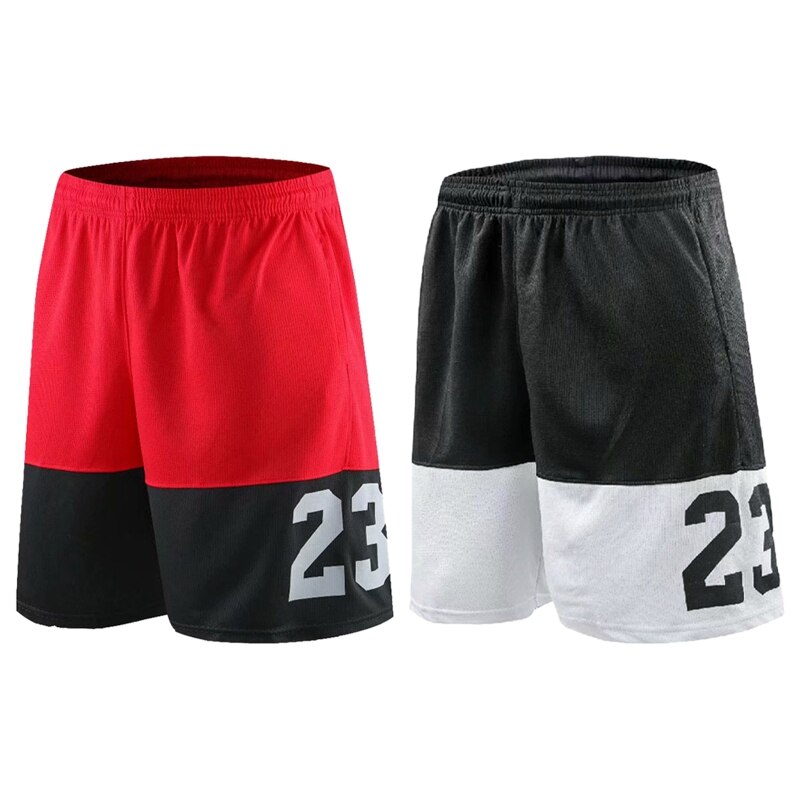 Breathable Quick-Drying Men's Basketball Pants Fitness Sports Loose Pants Training Running Shorts