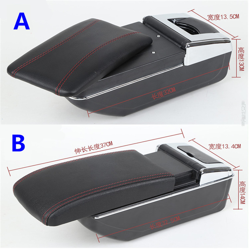 Universal- Auto Armlehne Kasten zentrale Universal- modell armlehne Kasten Auto zubehör aufbewahrungsbox unterstützung Arm Innen nachrüsten teile
