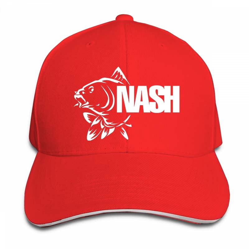 Carp Fish Tackle Angling nash Baseball cap men women Trucker Hats adjustable cap: 2-Red