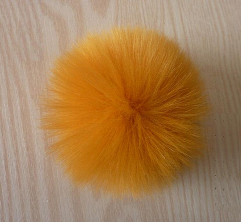 Bont Pompom Bal Hoeden Caps Faux Haarbal DIY Haarbal Schoenen Hoeden Zakken Handschoenen Ballen: 16