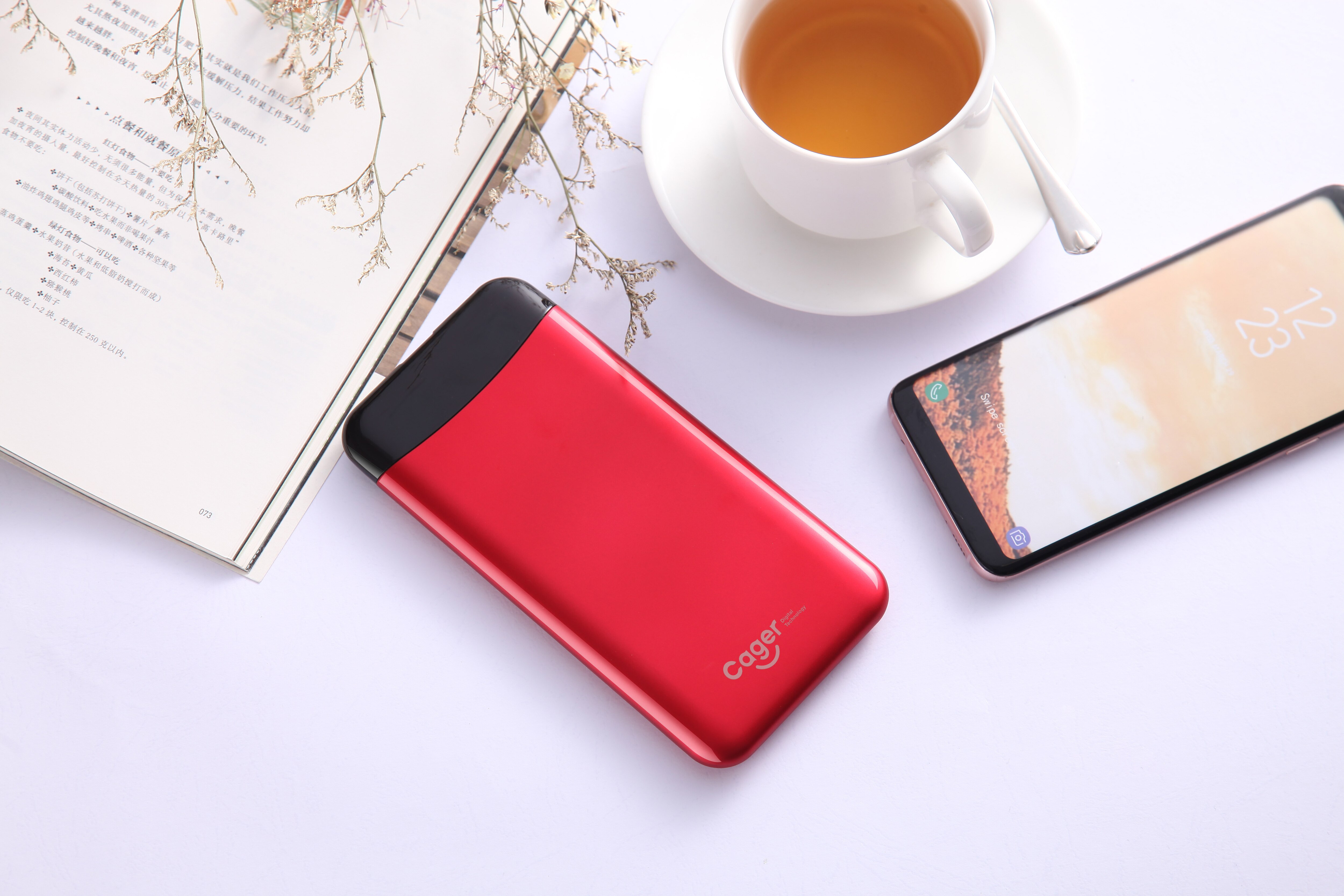 Cager-Batería Externa S98 para teléfono móvil, cargador portátil Original de 10000mAh, para iPhone 12Pro, Xiaomi, Huawei y Samsung
