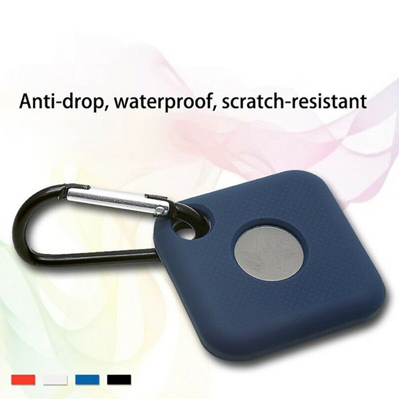 Funda de silicona antipérdida para localizador inteligente, funda protectora de silicona a prueba de arañazos con Bluetooth