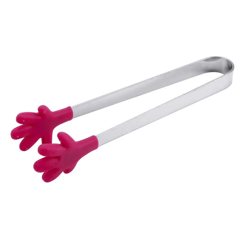 1Pcs Mini Siliconen Hand Vorm Pannenkoeken Cookies Tang Serveren Clips Keuken Gadgets