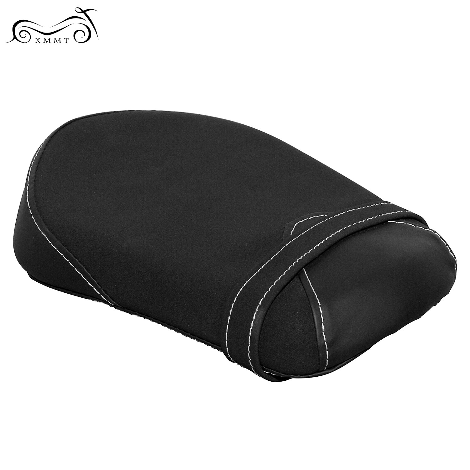 Motorcycle Black Passenger Pillion Rear Back Seat Cushion Synthetic Leather For Yamaha Star Bolt XV950 Bolt XVS950 15