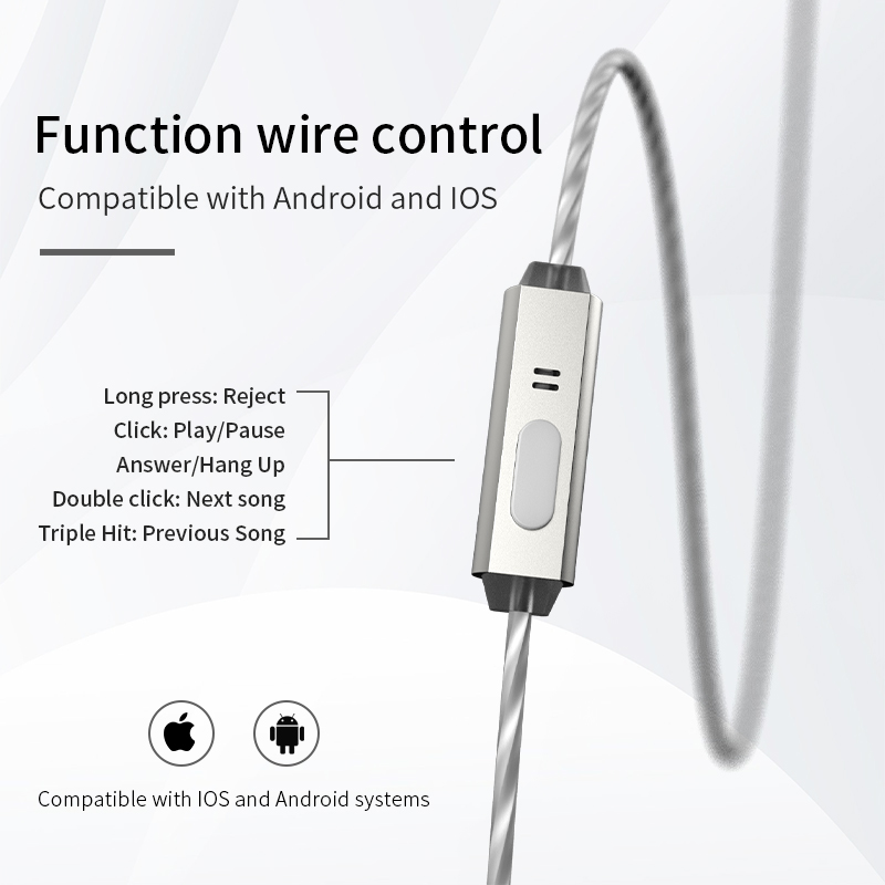BGVP skala 2DD w uchu Monitor słuchawki 6D efekty dźwiękowe gamingowy zestaw słuchawkowy HiFi słuchawki przewodowe bas Stereo słuchawka słuchawki douszne