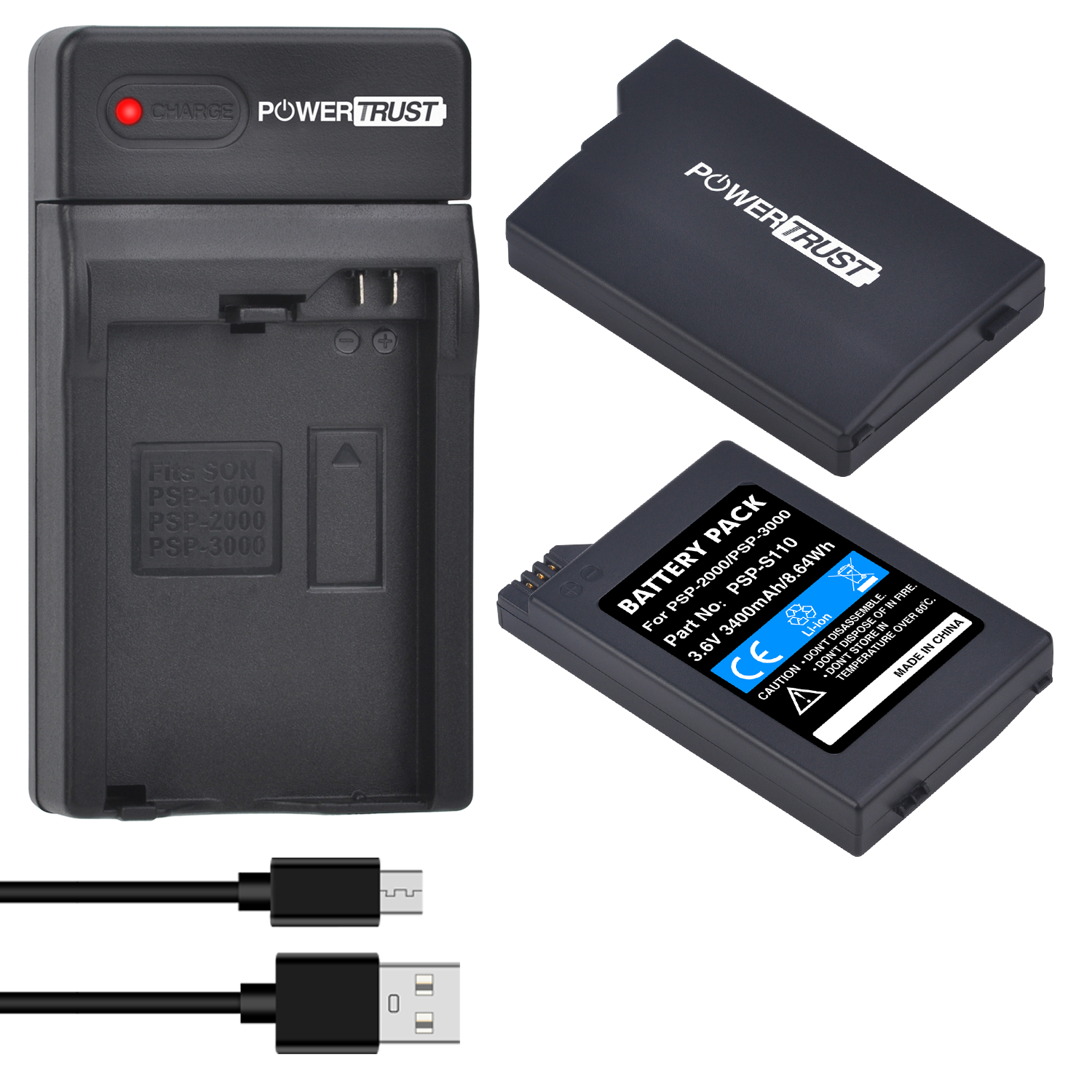Batteria 2400mAh PSP-2000 PSP-3000 per Sony PSP2000 PSP2001 PSP2002 PSP2003 PSP2004 PSP2005 PSP2007 PSP2008 PSP3000: Marrone