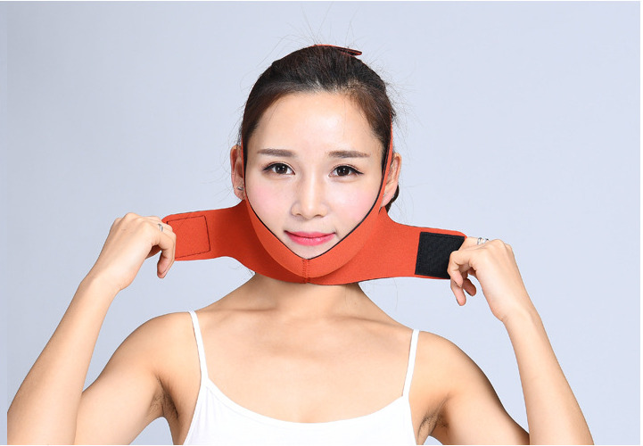 V-face shaper reducerer dobbelt hage slankende bandage maske bælte form ansigtsløftning bandage bælte form ansigts lift rem form