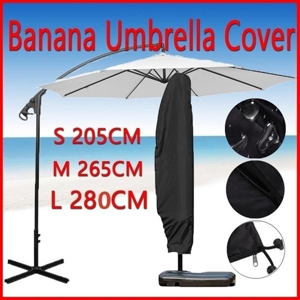 Large Parasol Cover Sunshade Umbrella Cover Parasol Umbrella Cover Banana Umbrella Cover 280Cm /265Cm /205Cm 210D Oxford Cloth