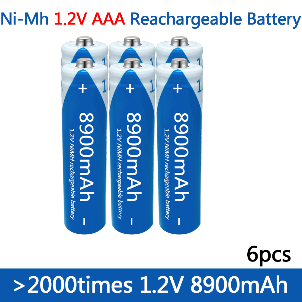 AAA 1.2V 8900mAh 100% Rechargeable NI-MH Battery AAA battery , Flashlight, Toy Watch Remote controlNI-MH Battery