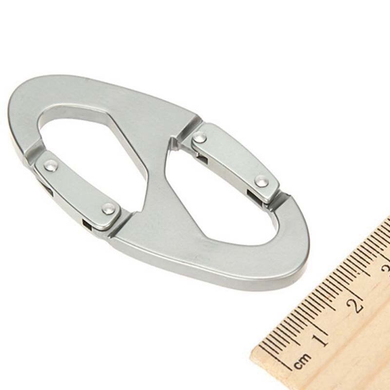 5pc karabijnhaken van aluminiumlegering, sleutelhanger, karabijnhaken, outdoor kampeeruitrusting, klimuitrusting, wandelsportaccessoires