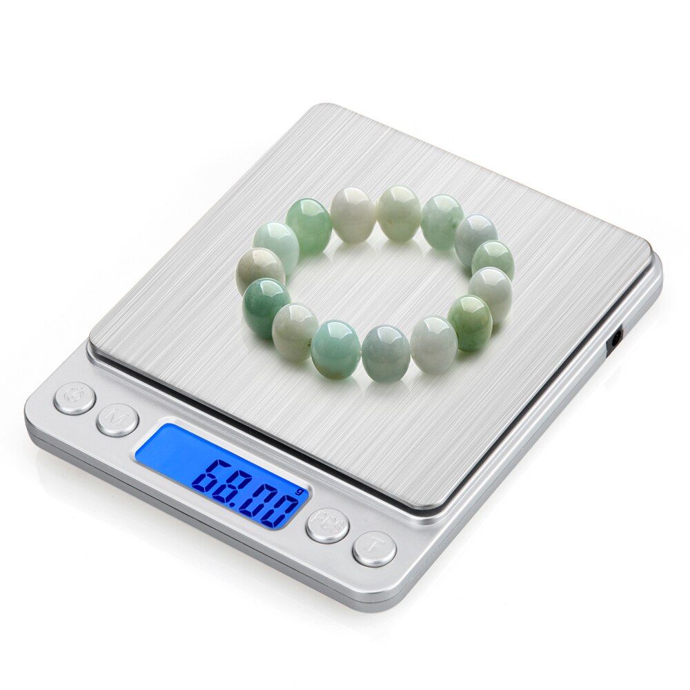 Stainless steel Digital Kitchen Scale 500g/0.01g High Accurate Food Baking Scale Electric Balance Bench weight scale gold