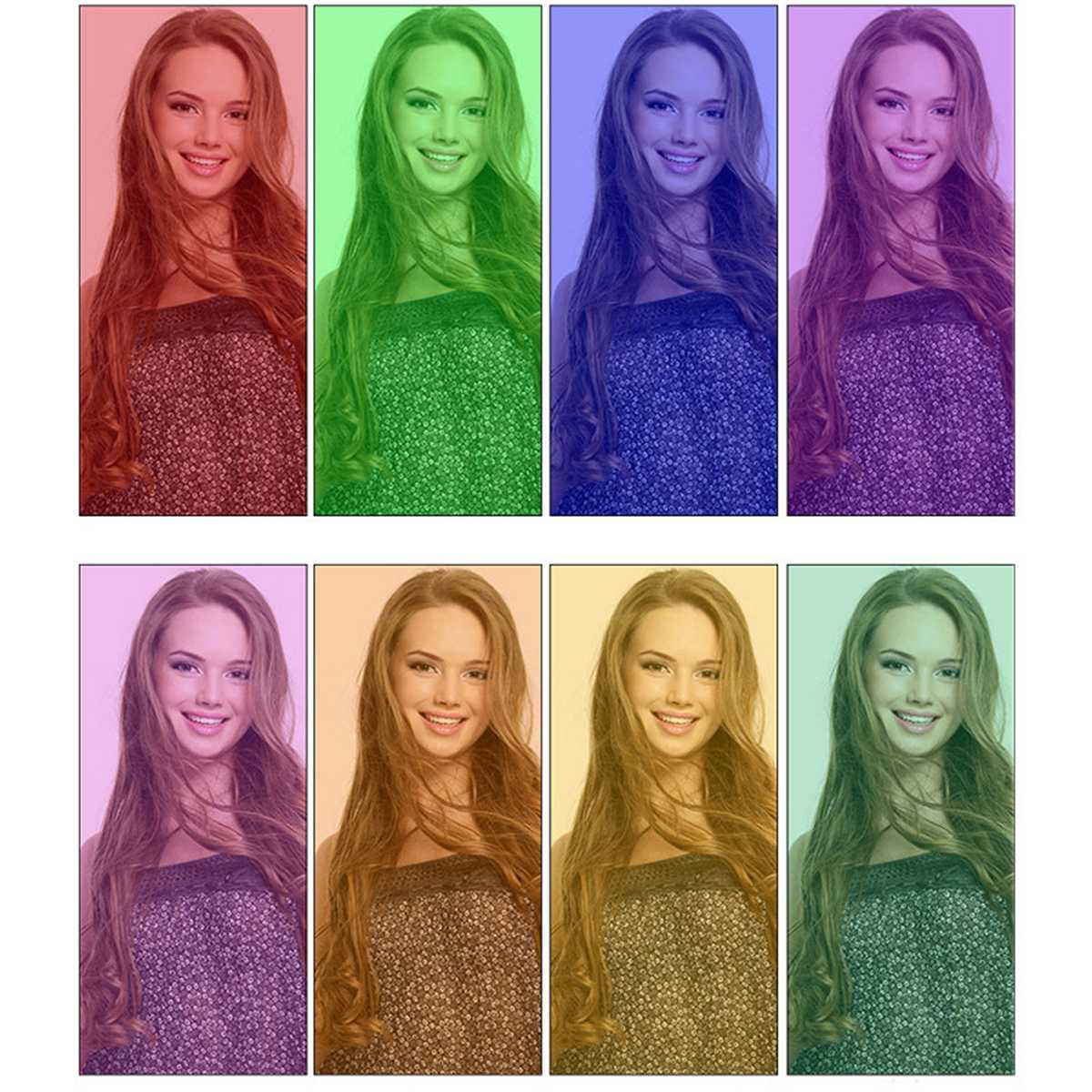 Ring Light 6/7/8inch 128/160/200LED RGB Ring Fill Light Lamp APP Control +Remote Control for Selfie Photography Vlog Live