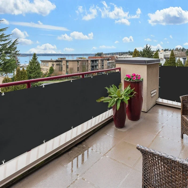 Anti-UV Sunshade Net Balcony Privacy Fence Netting Garden Succulent Plant Shade Net Shelter Screen Sunshade Swimming Pool Cover