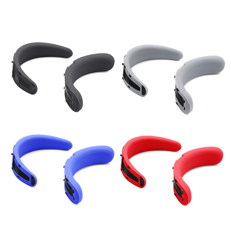 Capa de silicone vr anti-suor para oculus rift s, proteção em espuma frontal à prova de suor, conjunto de capa de silicone para substituição à prova d&#39;água e sujeira