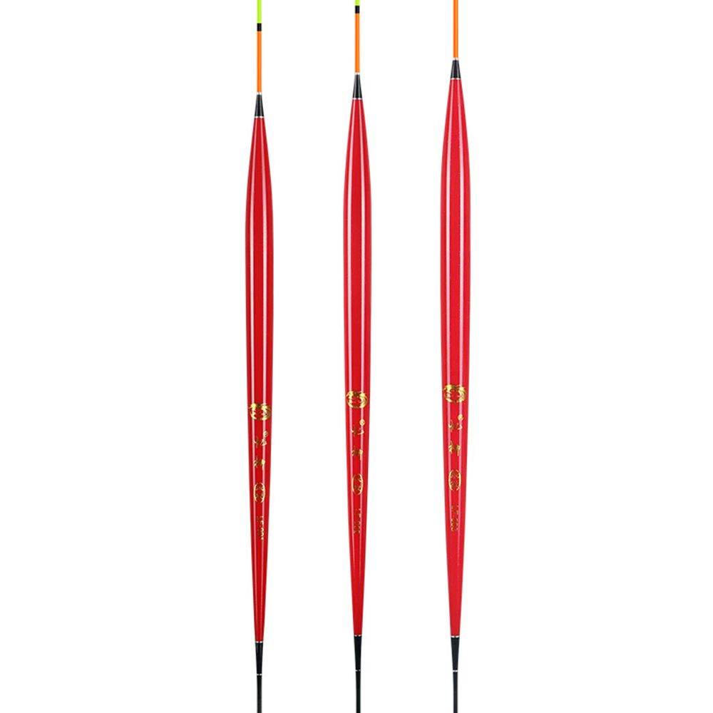 1pc fiskeflöten i trä, balsaflotte, peche, karp, tilapia, flytande bobbers, träflöte, fiskeredskapstillbehör