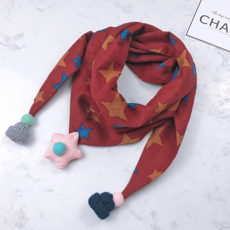 Mode Baby Sjaal Meisjes Driehoek Bib Sjaals Herfst Winter Jongens Sjaal Katoen Kinderen Halsbanden Warm Kids Halsdoek