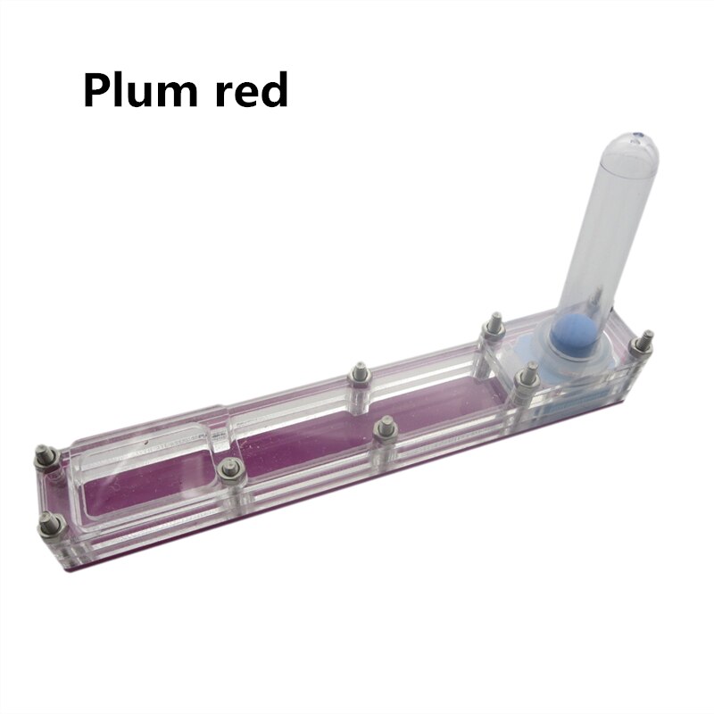 Small ant farm with Active Zone Water pipes provide humidity Suitable for the queen of ants 14*2.2*1.6cm: Plum red