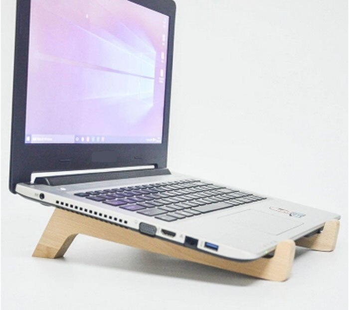 Houten Cooler Laptop Stand Voor Macbook Air Voor Macbook Pro Universele Houten Beugel