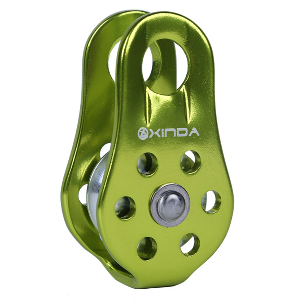 20kn Rock Climbing Pulley Outdoor Survival Mountaineering Hiking Lifting Rope Belt Lifting Sling Accessories: Green