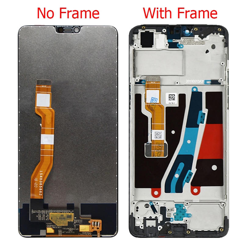 Original Display For OPPO A3 F7 LCD With Frame 6.23" OPPO F7 CPH1819 CPH1821 A3 CPH1837 Display Touch Screen Assembly