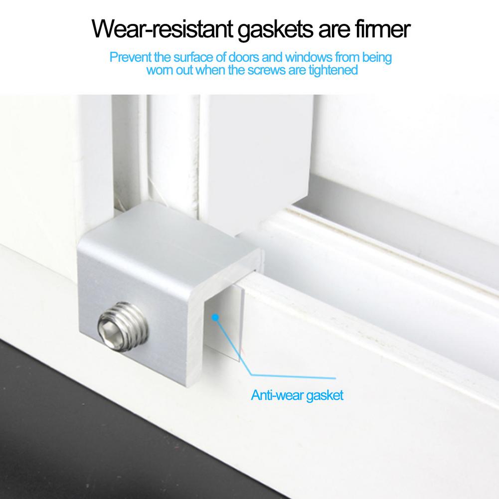Screen Window Lock Limiter Aluminum Alloy Plastic Steel Window Safety Lock Child Protective Doors And Windows Anti-theft Locks